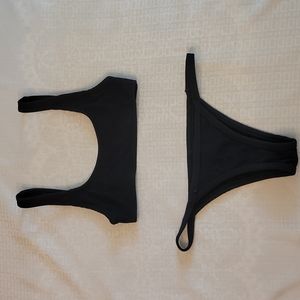 Black White Fox Boutique Bikini Size S